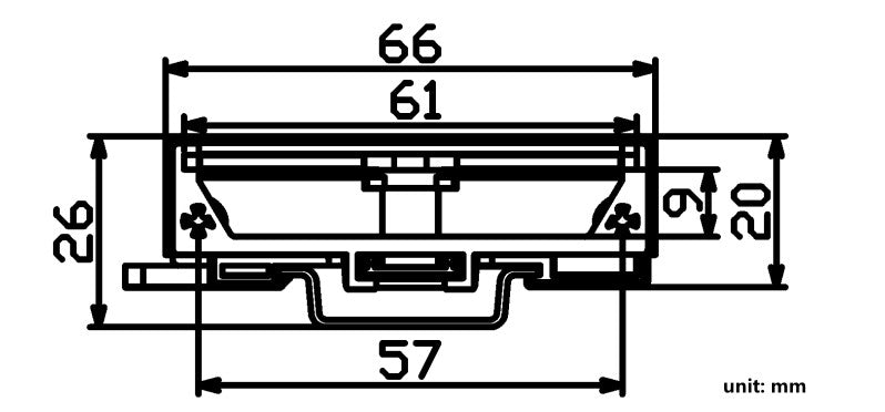 DFROBOT DIN Rail Mount Bracket for Arduino Mega