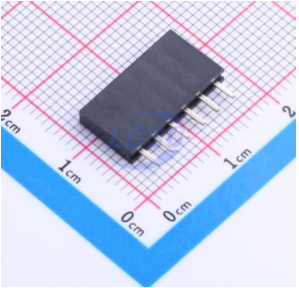 LCSC (2.54mm) 3A -40℃~+105℃ Straight 1x6P (8.5mm) Top 6 1 Square Holes Plugin,P=(2.54mm) Female Headers ROHS