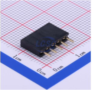 LCSC (2.54mm) Straight 1x5P 5 1 Plugin,P=(2.54mm) Female Headers ROHS