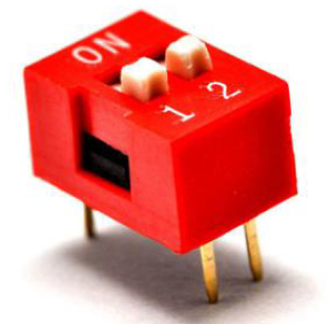 2 Pin Flat Dial switch 2.54mm