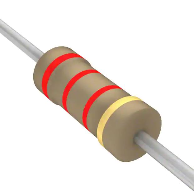 DIGI-KEY 2.2 K OHM ±5% 0.25W, 1/4W Through Hole Resistor (Pack of 10)