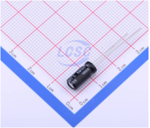 LCSC 22uF 50V ±20% Radial Leaded 5x11mm Aluminum Electrolytic Capacitors