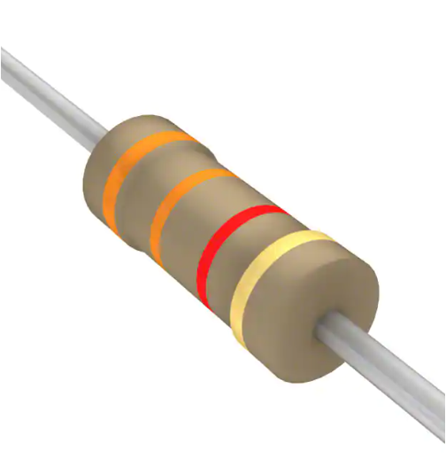 DIGI-KEY 3.3K OHM ±5% 0.25W, 1/4W Through Hole Resistor (Pack of 10)