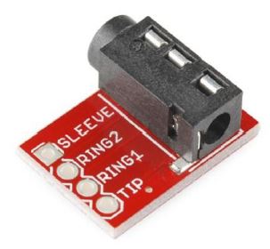 3.5mm Audio MP3 Stereo Headphones Video Microphone Interface Module