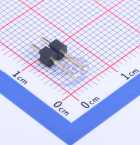 LCSC 3A Straight Square Pins (2.5mm 6mm) -40℃~+105℃ 1 2 (3mm 2.54mm) Black 1x2P Plugin,P=2.54mm Pin Headers ROHS
