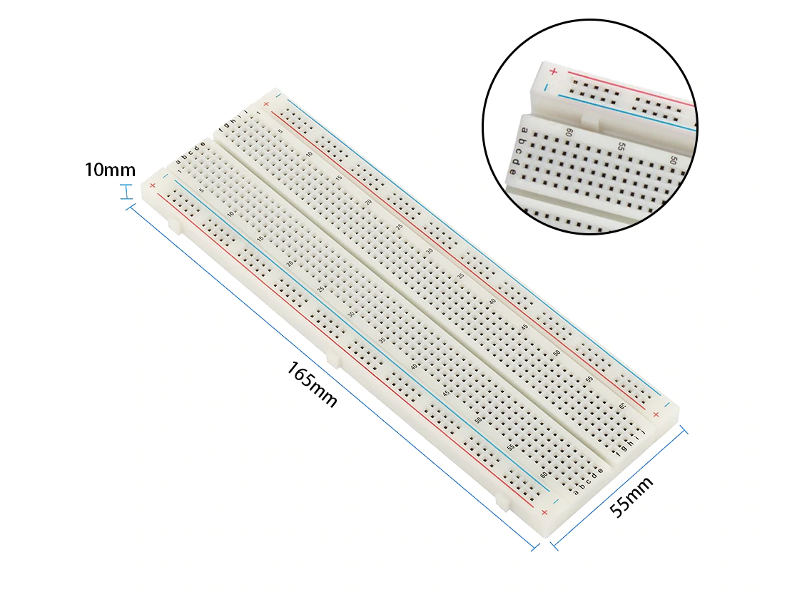 KEYESTUDIO 3 830 Point Solderless Bread Board
