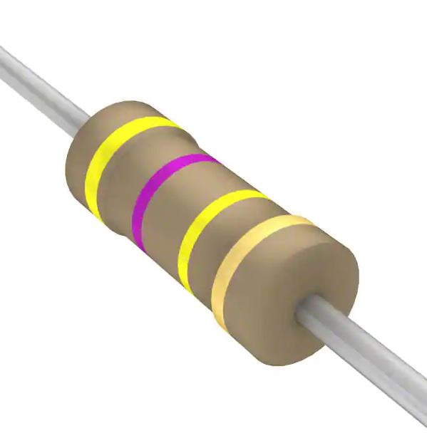 DIGI-KEY 470K OHM ±5% 0.25W, 1/4W Through Hole Resistor (Pack of 10)