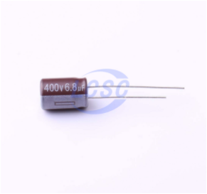 LCSC 6.8uF 6000hrs 105℃ 12mm 400V ±20% Aluminum Electrolytic Capacitor