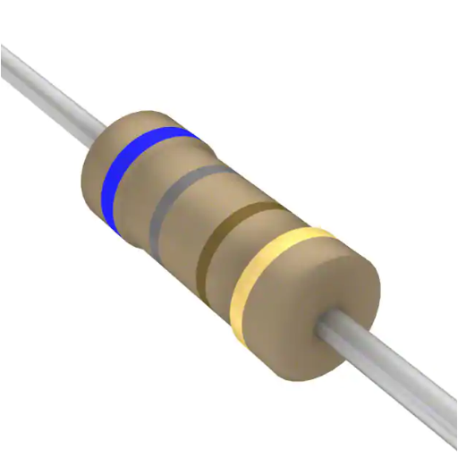 DIGI-KEY 680 OHMS ±5% 0.25W, 1/4W Through Hole Resistor (Pack of 10)