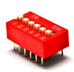 6 Pin Flat Dial switch 2.54mm