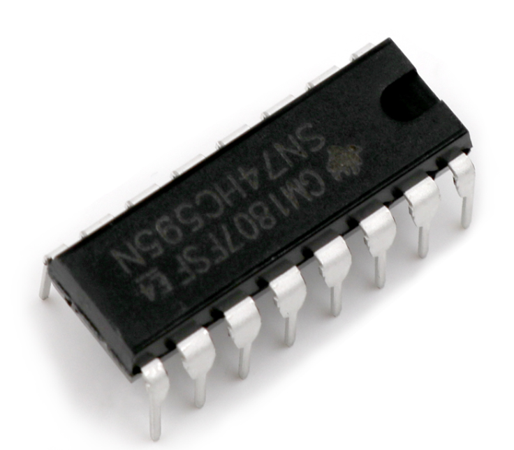74HC595N 8-Bit Shift Register DIP-16