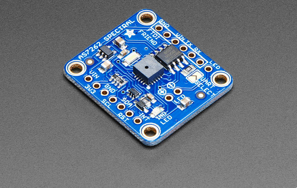 ADAFRUIT 6-Channel Visible Light / Color Sensor Breakout - AS7262