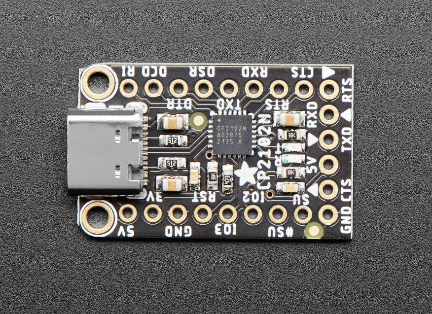 ADAFRUIT CP2102N Friend - USB to Serial Converter