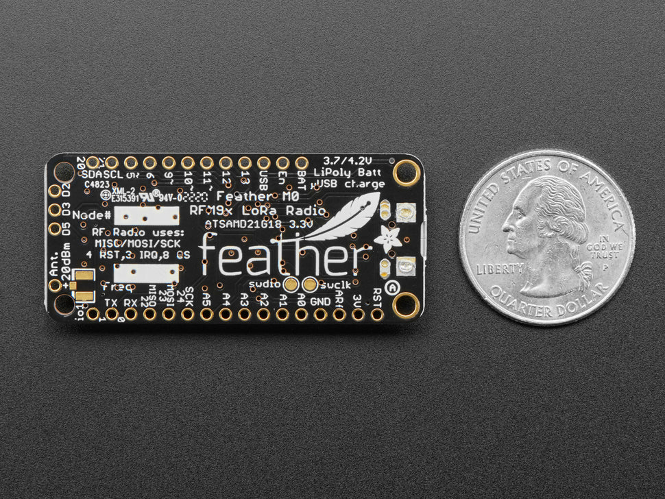 ADAFRUIT Feather M0 RFM96 LoRa Radio 433 MHz