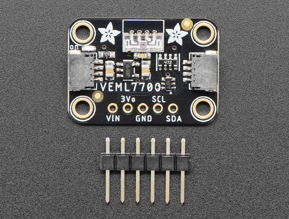 ADAFRUIT I2C Light (Lux) Sensor - VEML7700 (STEMMA QT / Qwiic)
