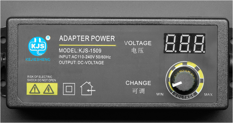 ADAFRUIT Adjustable Power Supply with (2.1mm) Barrel Jack Range 3-12Vdc at 5A