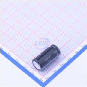 LCSC 3300uF ±20% 16V 12.5x25 10000Hrs @ 105℃ 3.19A @ 100kHz Radial,12.5x25mm Aluminum Electrolytic Capacitors - Leaded RoHS