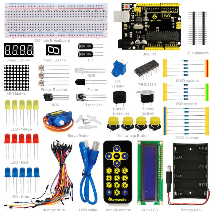 KEYESTUDIO Basic Starter Kit with UNO R3