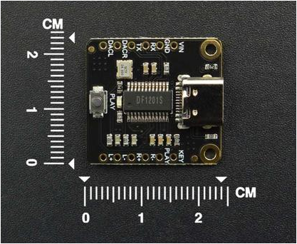 DFROBOT Fermion: DFPlayer Pro - A mini MP3 Player with On-board 128MB Storage (Breakout)