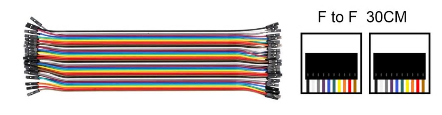 Dupont Female to Female 30 cm 40pcs Jumper Cable