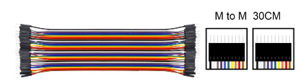 Dupont Male to Male 30 cm 40pcs Jumper Cable