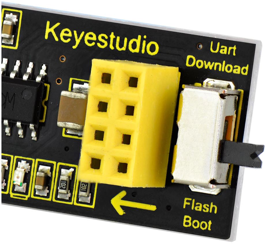 KEYESTUDIO USB to ESP-01S Wifi Module Serial Port for Arduino. ESP8266 compatible