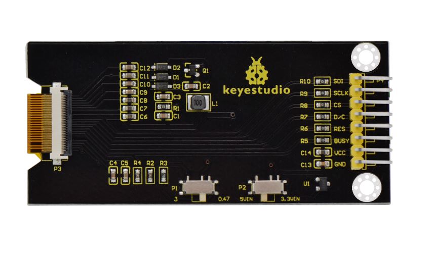 KEYESTUDIO Electronic Ink Screen LCD Display Module
