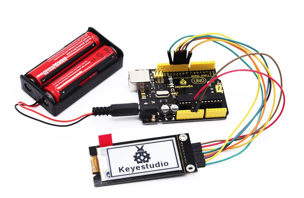 KEYESTUDIO Electronic Ink Screen LCD Display Module