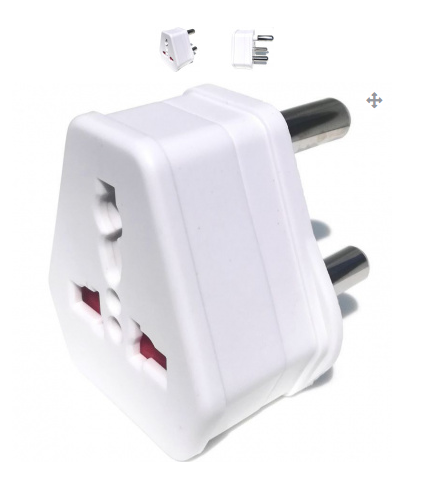 PISHOP European USA UK Multi Plug to South African Power Adapter