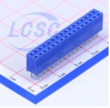LCSC Female Header 32 pins 2.54mm Through Hole,P=2.54mm