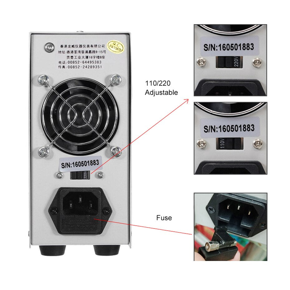 Longwei LW-K3010D 300W DC Power Supply 0-10A, 0-30V