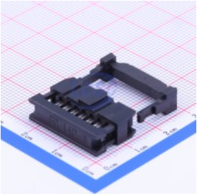 LCSC IDC Connector 14 (2.54mm) 2 P=(2.54mm )With Strain Relief Female