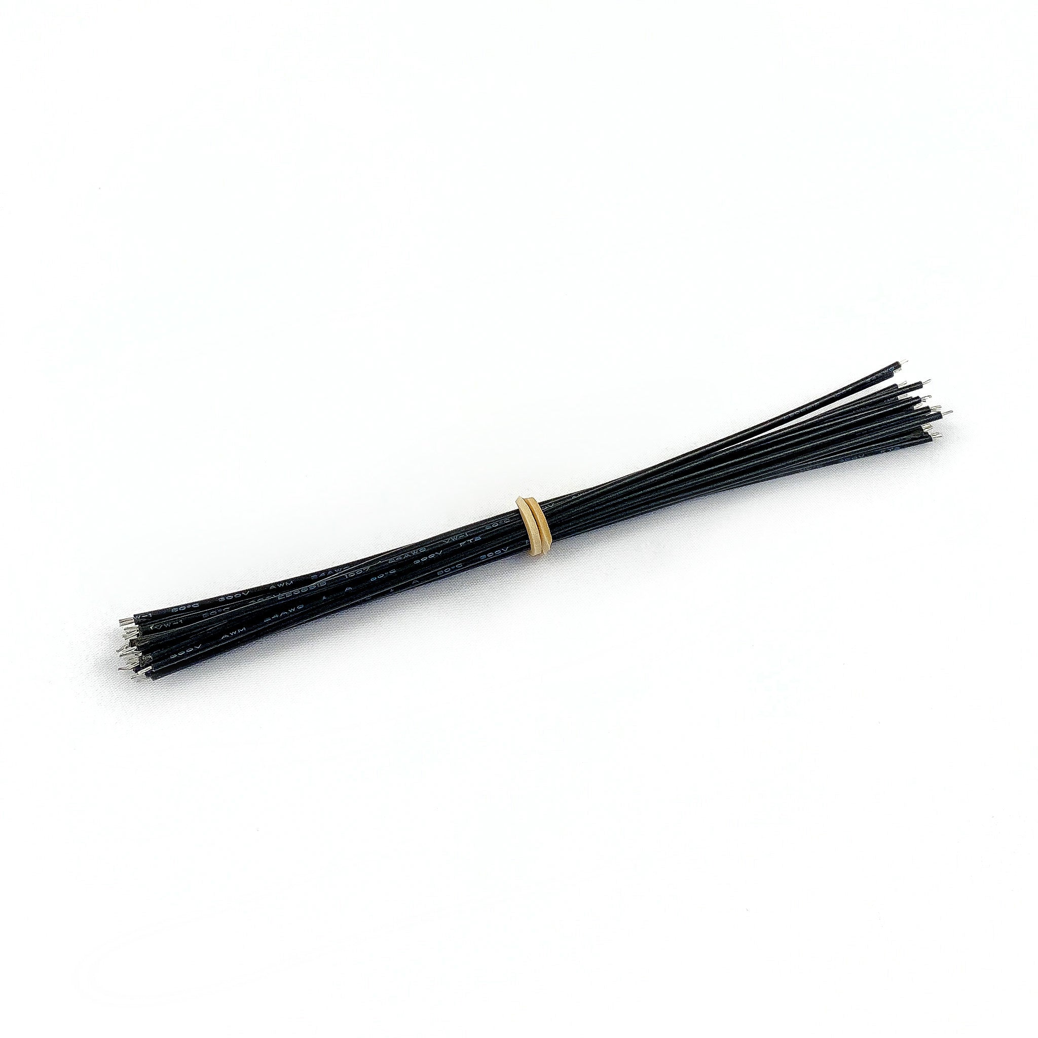 Bundle 24AWG 15cm Electronic Wire Cable - Black (Pack of 20)