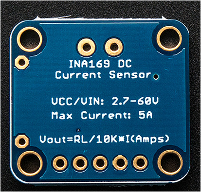 ADAFRUIT Analog DC Current Sensor Breakout - INA169 (60V 5A Max)