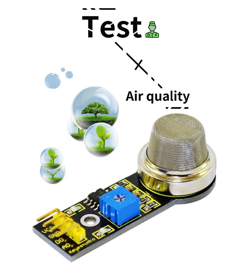 KEYESTUDIO Benzene Sulfide Air Quality Sensor - MQ-135 SnO2