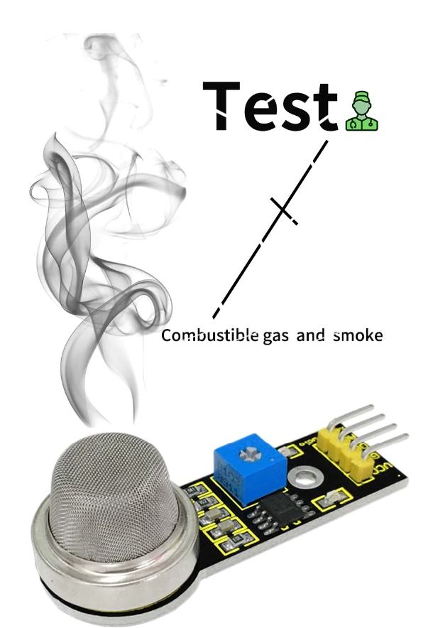 KEYESTUDIO Combustible Gas and Smoke - MQ-2 (for Arduino)