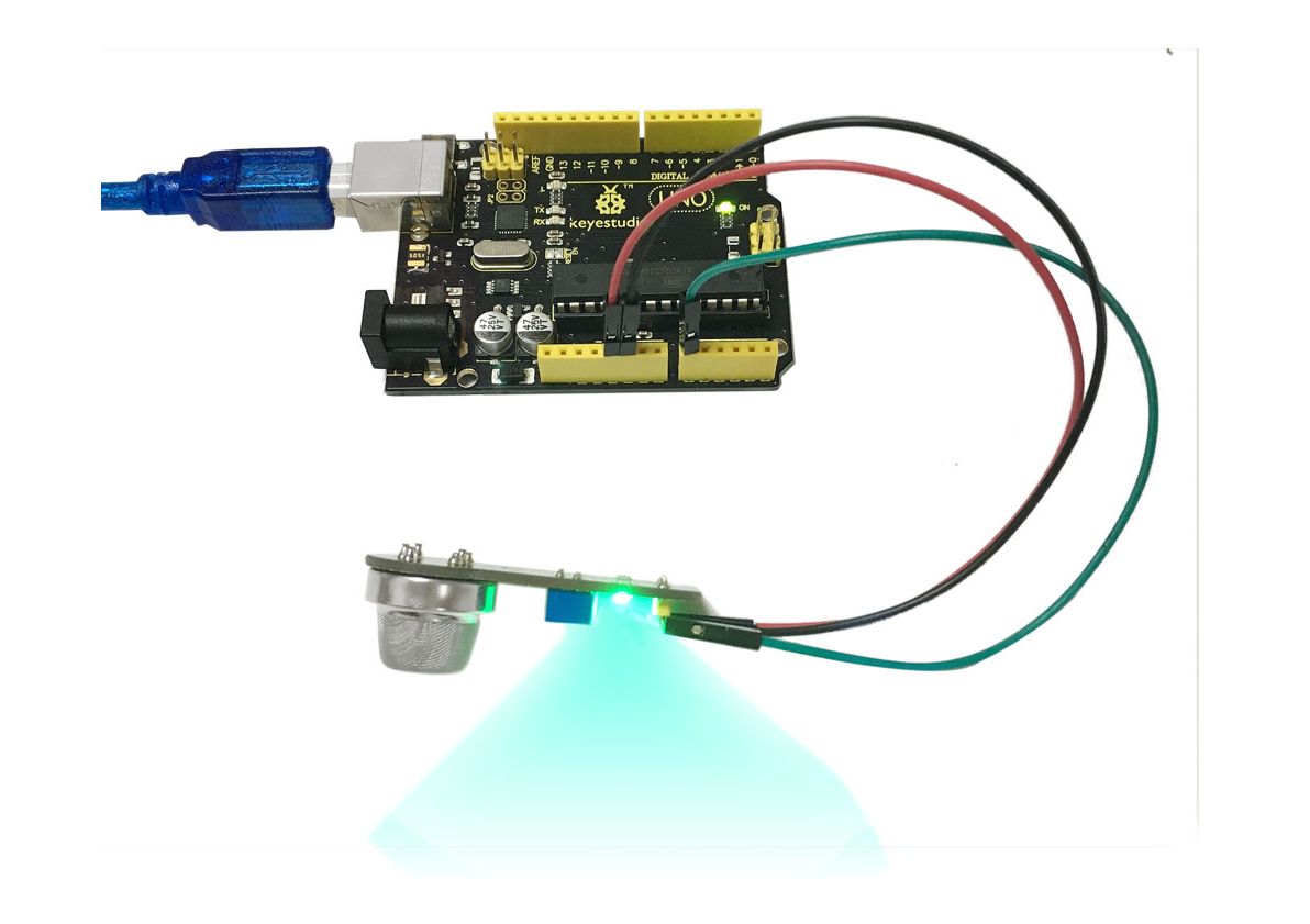 KEYESTUDIO Combustible Gas and Smoke - MQ-2 (for Arduino)