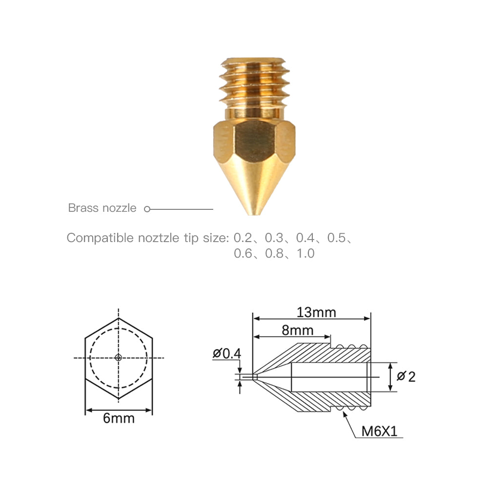 CREALITY MK8 24 Piece Nozzle Kit