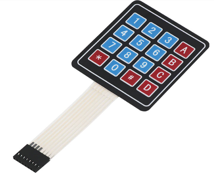 4*4 Membrane Switch Matrix Keypad