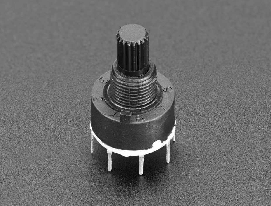 ADAFRUIT Mini 8-Way Rotary Selector Switch - SP8T