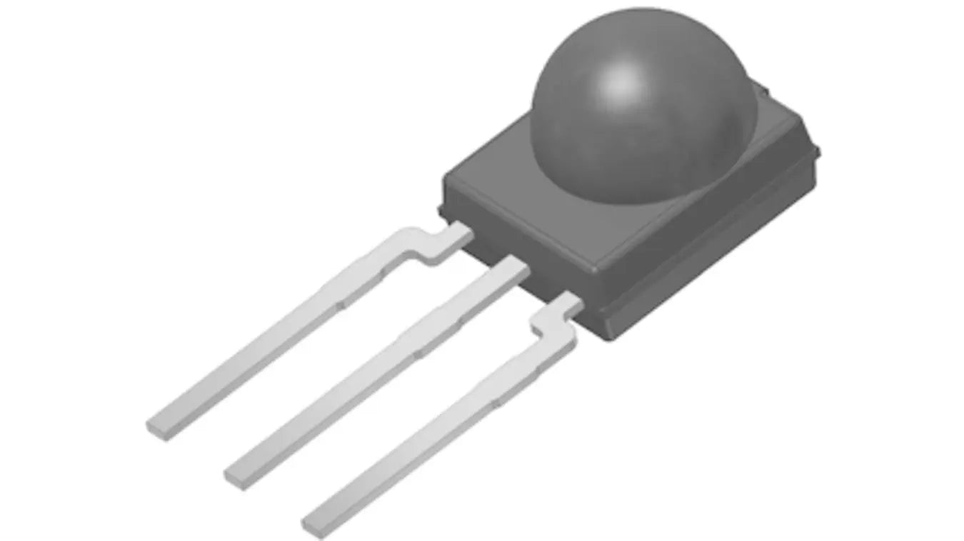 RS COMPONENTS Vishay TSOP13238, 38kHz IR Receiver ±45 °, (30m Range, 2.5 V - 5.5V, Through Hole, 5.4 x 5 x (6.35mm)
