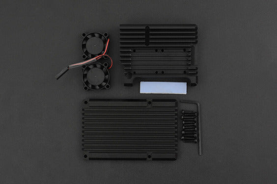 DFROBOT Metal Case for Raspberry Pi 4B (Dual fans)