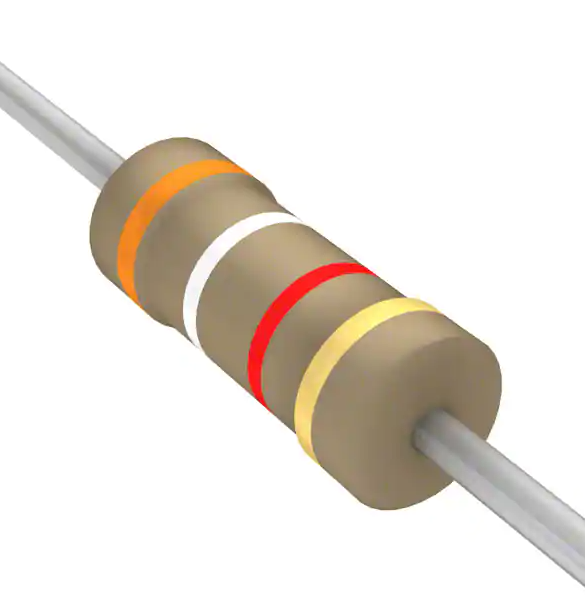 DIGI-KEY 3.9K OHM ±5% 0.25W, 1/4W Through Hole Resistor (Pack of 10)