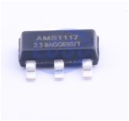LCSC 3.3V Fixed Output 700mA SOT-223 Dropout Regulators (AMS1117)