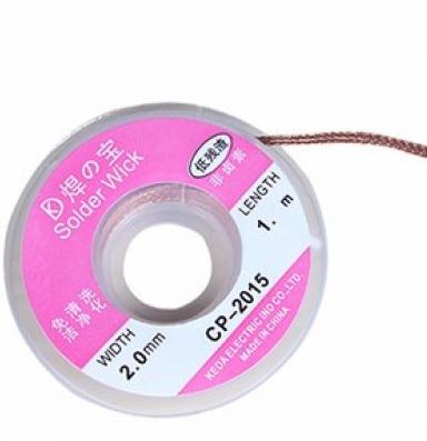 Desoldering Braided Solder Remover Wick (2.0mm 0.75m)