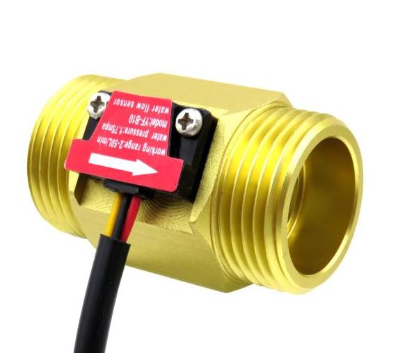 Brass Water Flow Sensor - G1" YF-B10