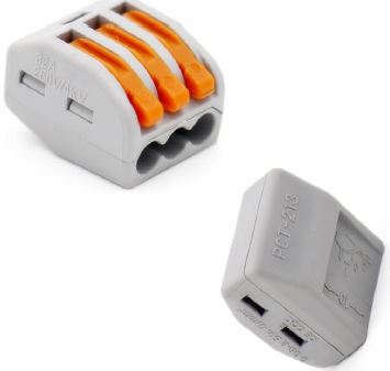 Universal Compact Wire Wiring Connector 3 pin Terminal Block