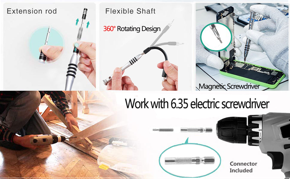 110-in-1 Precision Screwdriver and Multifunction Tool Kit (Magnetic)