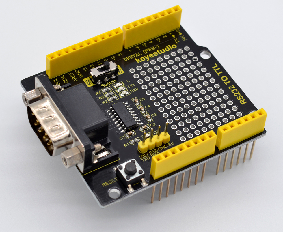 KEYESTUDIO RS232 to TTL Conversion Shield Compatible with Arduino