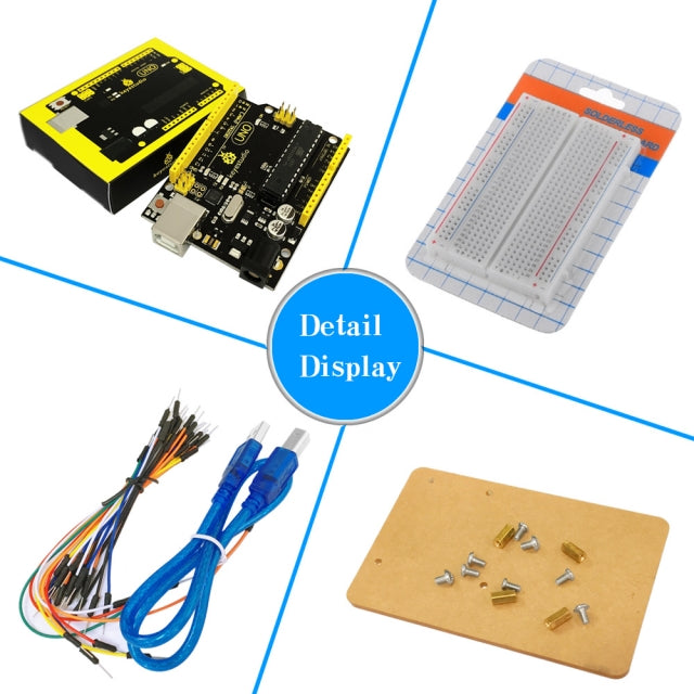 KEYESTUDIO UNO R3 Breadboard Kit